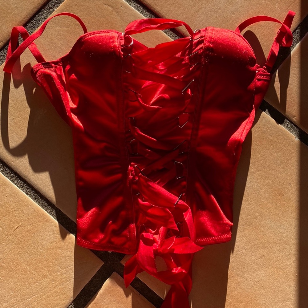 Red corset